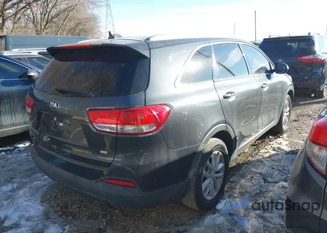 2017 Kia Sorento 2.4L Lx from USA, damaged, VIN 5XYPG4A38HG324278